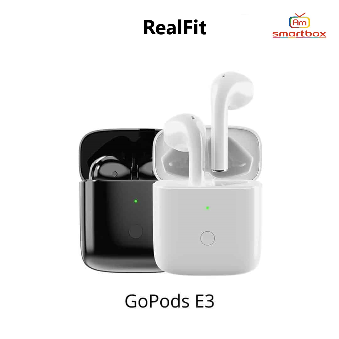 Бездротові навушники RealFit GoPods E3 Bluetooth 5.0 низька затримка до 17 годин для ігор